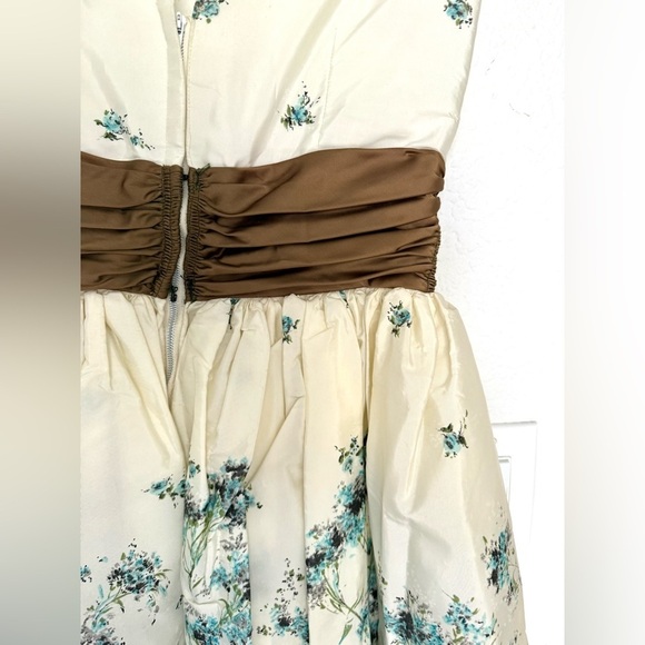 Vintage Sax Fifth Avenue 50s Floral Bow Prom Dress Evening Tulle - Picture 11 of 11